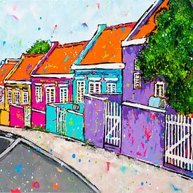 Berg Altena, Curacao by Happy Paintings