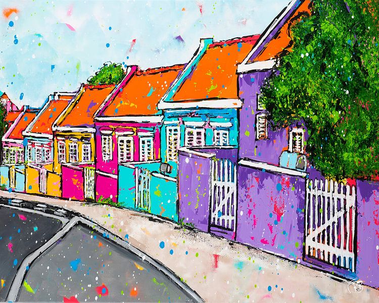 Berg Altena, Curaçao van Happy Paintings / Renata Rolefes
