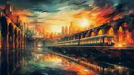 Voyage en train sur Kees van den Burg