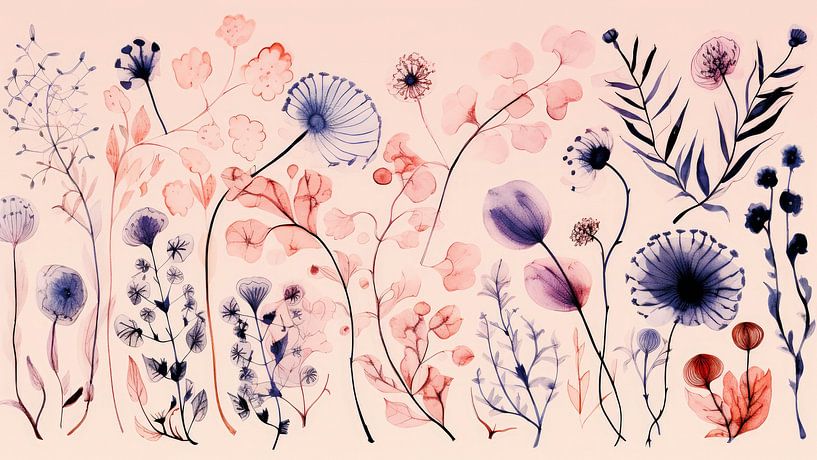 Dry Flower Collection No 3 by Treechild