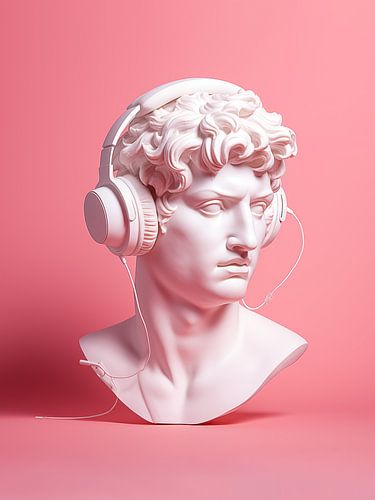 David luistert naar muziek - Rosa