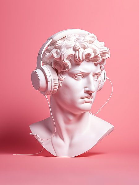 David listen to Music - Rosa by Malou Studio