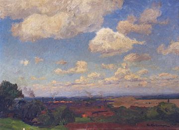 FRIEDRICH KALLMORGEN, Zomerwolken, 1900