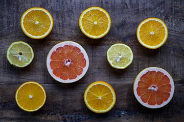 Citrusfruit | Stilleven van Laura Maessen