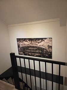 Feijenoord ART Rotterdam Stadion "De Kuip" Sepia