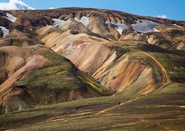 Landmannalaugar  Vue sur les montagnes colorées, Islande  sur PhotoCluster