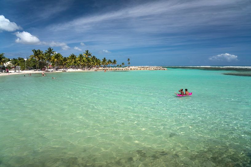 Beach of Sainte-Anne, Guadeloupe by Peter Schickert