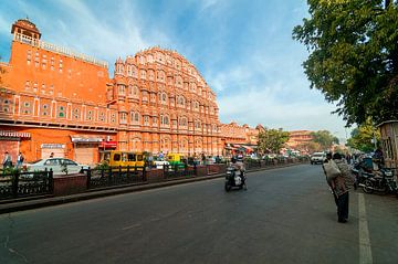 Jaipur: Hawa Mahal van Maarten Verhees