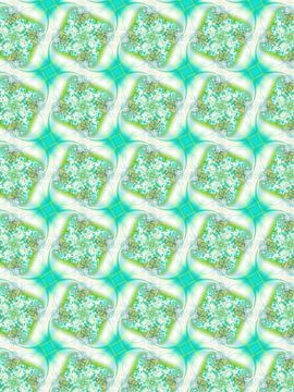 fractal bloem patroon van Claudia Gründler