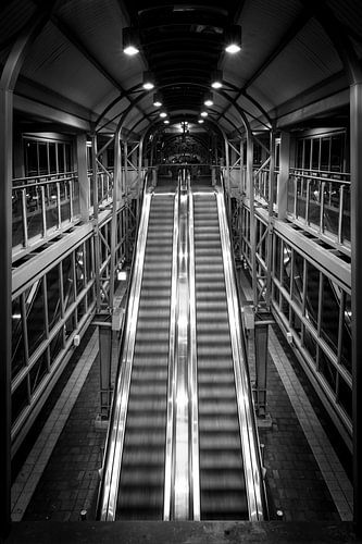 Zwart Wit Station 's-Hertogenbosch