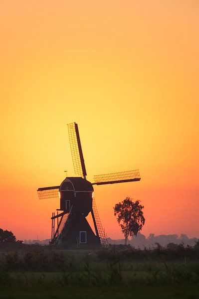 zonsopkomst bij de molen by Bart Hardorff