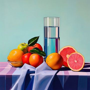 Grapefruits | Modern Stilleven van ARTEO Schilderijen
