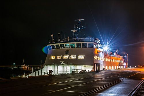 De EVT boot in Harlingen