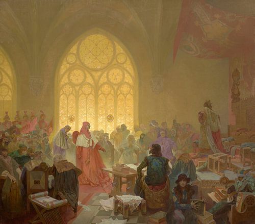 George van Poděbrady, Alphonse Mucha