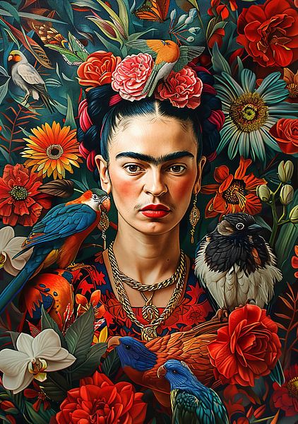Frida Poster - Frida Art Print by Niklas Maximilian