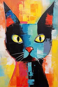 Katze abstrakt