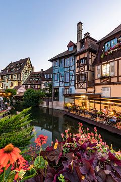 La Petite Venise in Colmar, Elzas, Frankrijk van Werner Dieterich