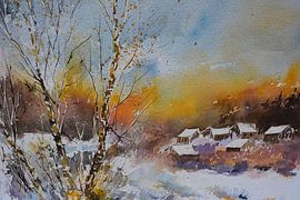 Paysage d'Hiver sur pol ledent