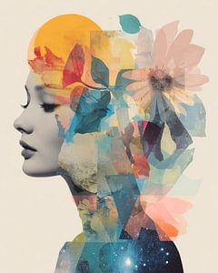Explosion de couleurs avec des fleurs