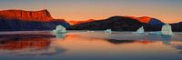 Sunrise in the Røde Fjord, Scoresby Sund by Henk Meijer Photography thumbnail