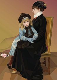 Eleganz; Mutter und Tochter
