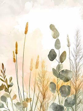 watercolor field by haroulita