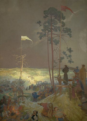 De ontmoeting in Krizky, Alphonse Mucha