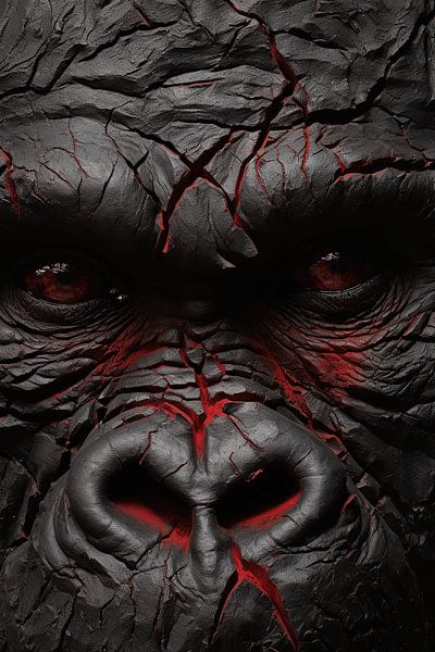 Gesprengter Gorilla von Harry Herman