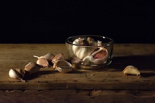 Stilleven van knoflook