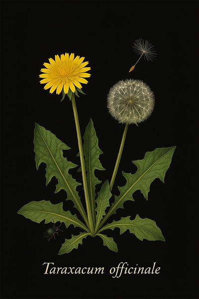 Löwenzahn in seiner ganzen Pracht - Symbol des Frühlings und des Lebens von Bert Quaedvlieg