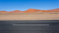 Sossusvlei, minimalistisch landschap