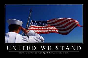 STK107216M-United We Stand: Inspirerende en motiverende poster van Stocktrek Images