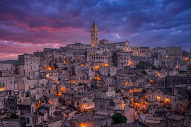 Ciel d’orage sur la Basilicate — Matera, Italie sur Didier Laurent