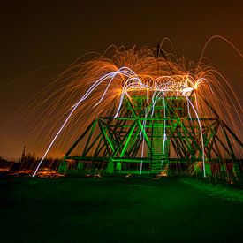 Lightpainting am Spurwerkturm 3 von mh-photografie