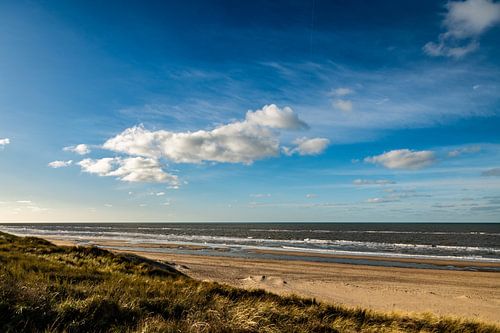 Strand aan de Noordwijkse kustlijn