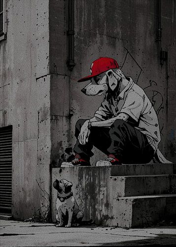 Droevig als een hond in de nacht