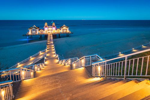 Sellin am Abend von Martin Wasilewski