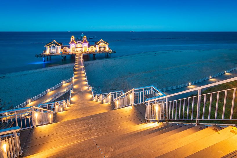 Sellin am Abend von Martin Wasilewski