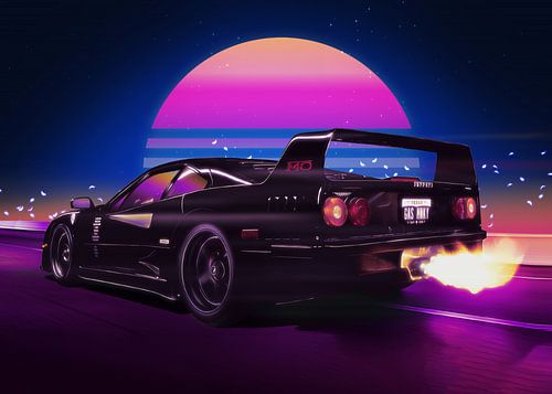 Dampgolf Ferrari F40