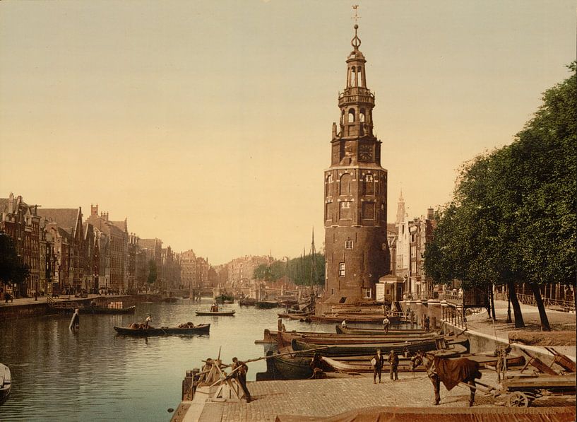 De Oudeschans, Amsterdam von Vintage Afbeeldingen