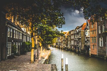 Dordrecht - Blick auf die Pottenkade in der Innenstadt von Lizanne van Spanje