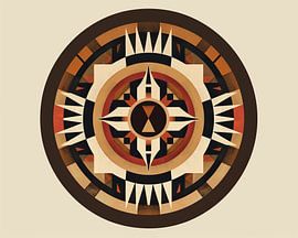 Peinture minimaliste bohème sur Collection Moderne