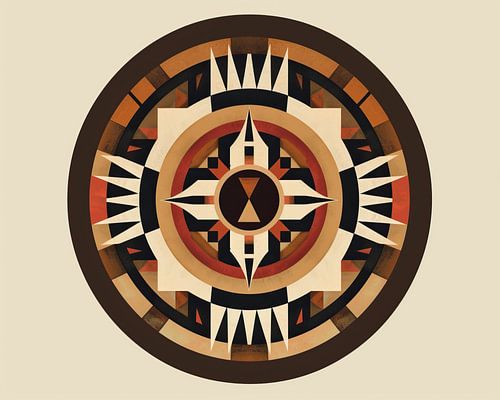 Peinture minimaliste bohème