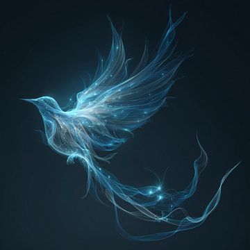 Blue Energy Swirl by Christian Ovís