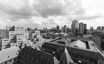 Het Stadhuis, Markthal en het Timmerhuis in Rotterdam