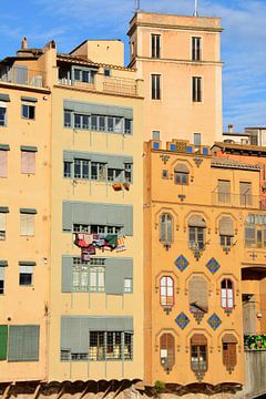 De hangende huizen van Girona van My Footprints