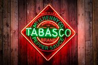 Neonbord van Tabasco van Ron Van Rutten thumbnail