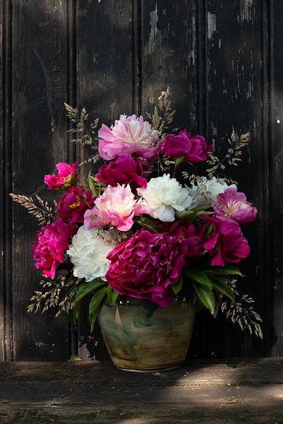 Cueillette des pivoines par Ingrid De Laat- de Bont