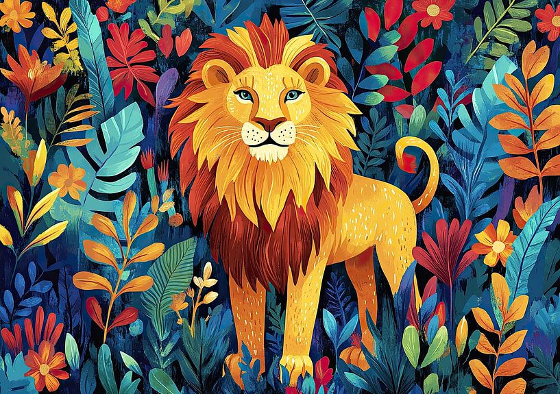 La légende du lion : royal et inébranlable par Niklas Maximilian