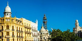 Panorama Jugendstil Valencia von Dieter Walther